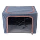 thumbnail image 2 of Contenedor De Almacenamiento De Ropa, Contenedor De Almacenamiento De Mantas De Tela Plegable Con Ventana Transparente Y Marco De Acero Inoxidable Para Organización De, 2 of 7