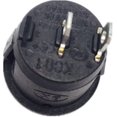 thumbnail image 3 of Lsgoodcare 30PCS Round Type Switch Black AC 6A 250V 10A 125V 2 Pin ON/Off I/O SPST Snap in Mini Boat Rocker Switch, 3 of 5