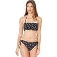 thumbnail image 4 of Polo Ralph Lauren Stencil Floral Tie Shoulder Smocked Bra Black, 4 of 4