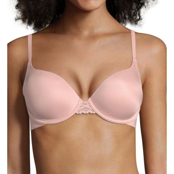 Women's Maidenform DM0066 Love the Lift DreamWire Push Up Bra (Sheer Pale Pink 32A)
