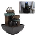 thumbnail image 4 of Unique Shape Designed LED Desktop Fountain, Waterproof Desktop Fountain, Quiet Submersible Pump For Home Office Type 9116 EU Plug 220V, 4 of 8