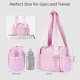 thumbnail image 4 of Maoww Polyester Fitness Tote Bag With Adjustable Shoulder Straps And Rope Loops Fitness Bag Is Designed black, 4 of 6