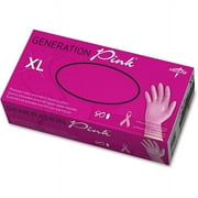 Medline, MIIPINK6077, Pink BCA Vinyl Exam Gloves, 90 / Box, Pink