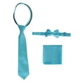 thumbnail image 2 of Gioberti Boy's Long Sleeve Dress Shirt + Solid Tie, Bow Tie, and Hanky, 2 of 4