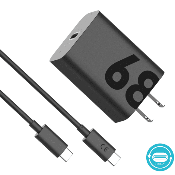 Cargador Motorola 68W Salida Tipo C con Cable Carga Rápida
