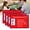 4PCS Red, variant on MahJong Cards 2026, 4 Pcs New Mahjong Standard Hands and Rules Revision, Large Print American Mahjong Cards, Easy to Read Rule Card for Mah Jongg Enthusiasts