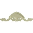 thumbnail image 4 of Ekena Millwork 40 1/2"W x 12 1/4"H x 2 3/4"P Flower Basket Center with Scrolls Onlay, 4 of 6
