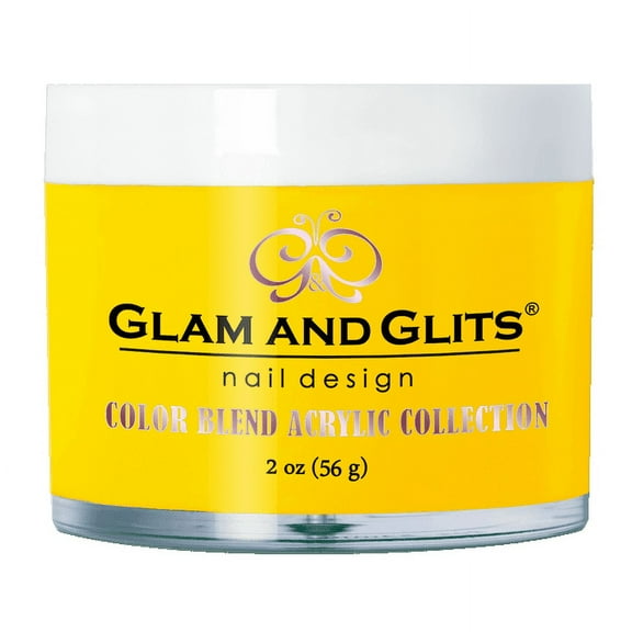 GLAM & GLITS - Nail Acrylic Color Powder from BLEND Collection 2oz/jar - BEE MY HONEY - BL3076