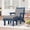 Blue, variant on Patio Chair with Ottoman and Removable Cushions 2 -Piece Patio Conversation Set