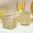 Efavormart 5"x10 Yards Shiny Gold Diamond Rhinestone Ribbon Wrap Roll ...
