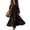Brown, variant on Jowdiw Velvet Dress for Women Plus Size Long Sleeve Cowl Neck Loose A Line Maxi