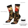 thumbnail image 4 of Cauagu Elegant Still Life Roses Print Crew Socks for Women and Men,Adult Athletic Running Socks 1-Pair Sports Socks Work Gear Socks with Moisture Wicking, 4 of 6