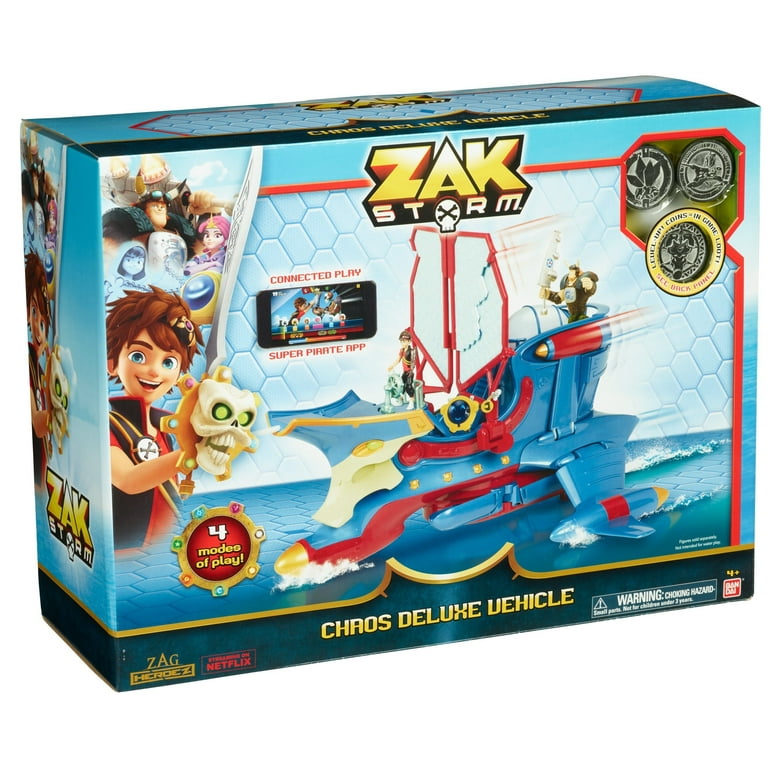 Zag Heroez Zak Storm Chaos Deluxe Vehicle Playset - Walmart.com