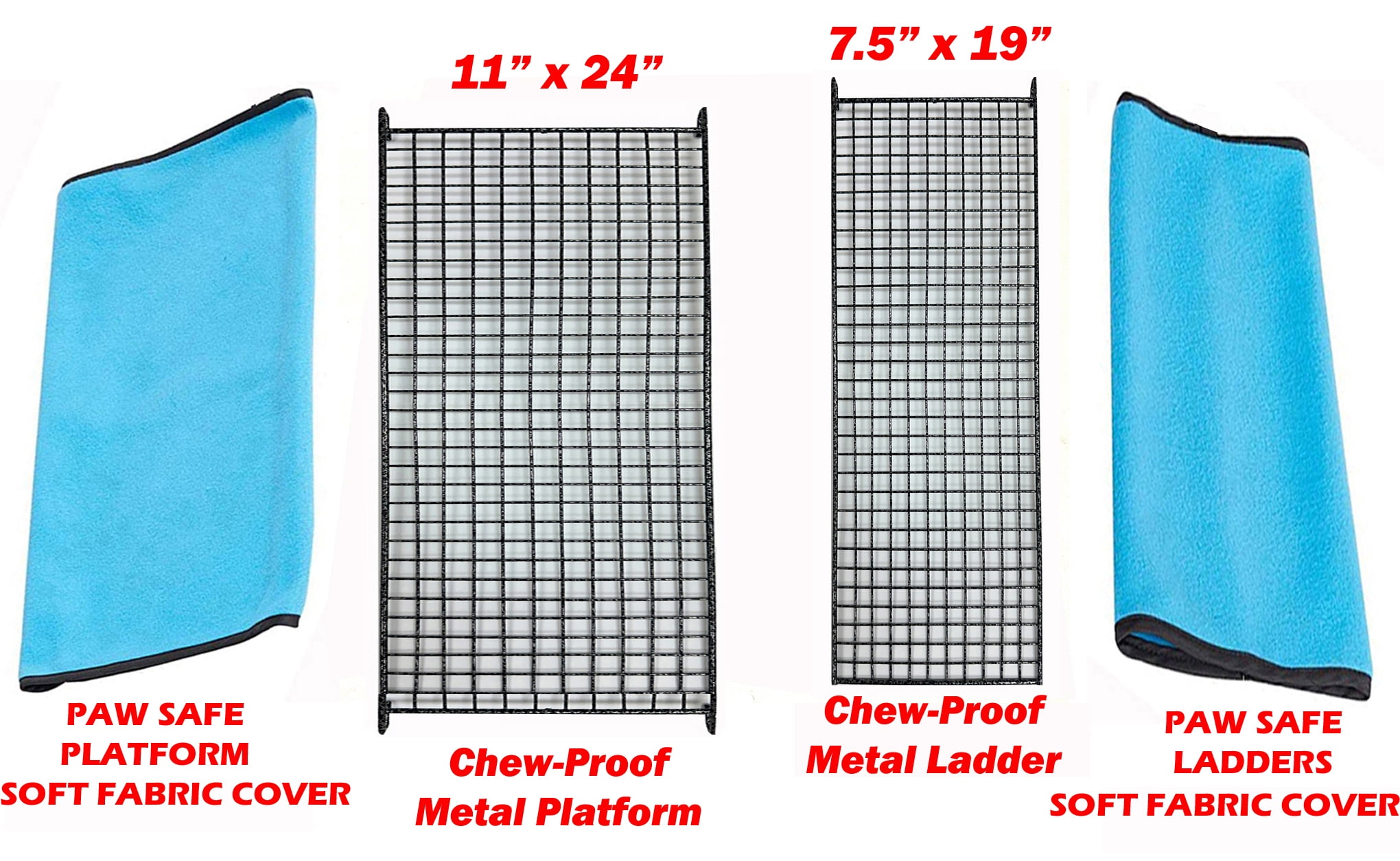 XX-Large 37"x24"x39"H Two-Tiers Tight 1/2-Inch Bar Spacing Large Front Doors for Feisty Ferret Hammock Chinchilla Rat Mouse Hamster Gerbil Small Animals Critters Rolling Cage