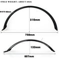 thumbnail image 2 of HUGFEGWE Matte Style Bike Mud Guard Set,Portable Adjustable Bicycle Tire Front and Rear Mud Guard,for Mountain Road Bike,26 inches CJB91-54794, 2 of 7