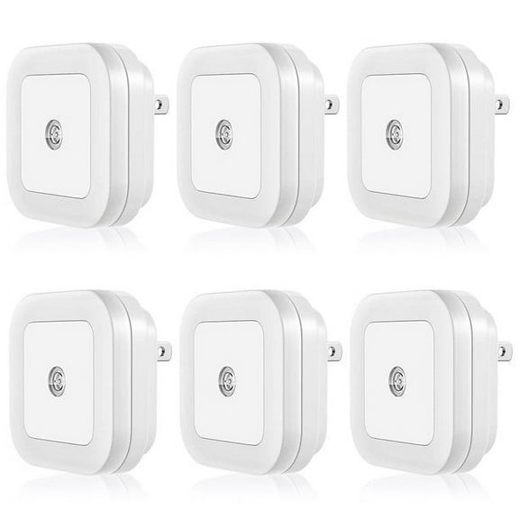 1/2/3/4/5/10 Pack Auto Light Sensor LED Room Night Light Wall Lamp with Smart Light Automatic on off