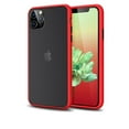 thumbnail image 4 of Entronix Shockproof Matte Case Designed for iPhone 11 Pro with Soft TPU Bumper, Slim Case Red, 4 of 4