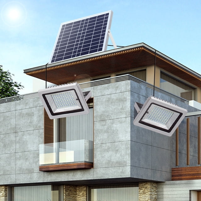 Led Floodlights LED Solar Powered Sensor Security Light Outdoor Garden Flood Lamp Waterproof ,High Bright