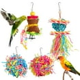 thumbnail image 4 of Youkk Wood Easy To Install Bird Parrot Shredding Toys Set Safe And Reliable Option For All Birds Widely multicolored 1Set, 4 of 6