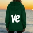 thumbnail image 4 of Generic Matching Couple Sweatshirt Hoodies,Valentine Girlfriend Boyfriend Wife Lo Ve Custom Pattern Pullover Hoodie, 4 of 4