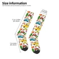 thumbnail image 5 of Balery Transports with Animals Printed Novelty Socks Men's Women's Crew Socks Sports Socks Knee High Socks Cotton Socks Quirky and Cool Socks, 5 of 9