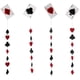 thumbnail image 2 of Paquete De 8 Decoraciones Para Fiestas De Casino - Decoraciones Para Fiestas De Casino Straws Balloons Banner oraciones De Colco Casino Garland Banner, 2 of 7
