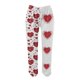 thumbnail image 3 of Gibobby pantalones con forro polar Pantalones de chándal informales con estampado del día de San Valentín para mujer, bolsillos, cintura alta, deportivos, gimnasio, ajuste atlético (Vino, L), 3 of 4