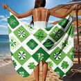 thumbnail image 2 of Idoravan Beach Cover Ups for Women Dress Women's Printing Beach Dress with Skirt Long Skirt Casual Fashionable Cover Ups, 2 of 9