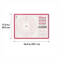 thumbnail image 6 of OXO SoftWorks Silicone Pastry Mat, 17.5 x 24.5 in, Non-Stick Baking Surface with Measurements and Conversion Guides, 6 of 6