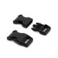 (3 pack) Dritz 5/8" Black Parachute Buckles for crafting or replacement, 2 Count