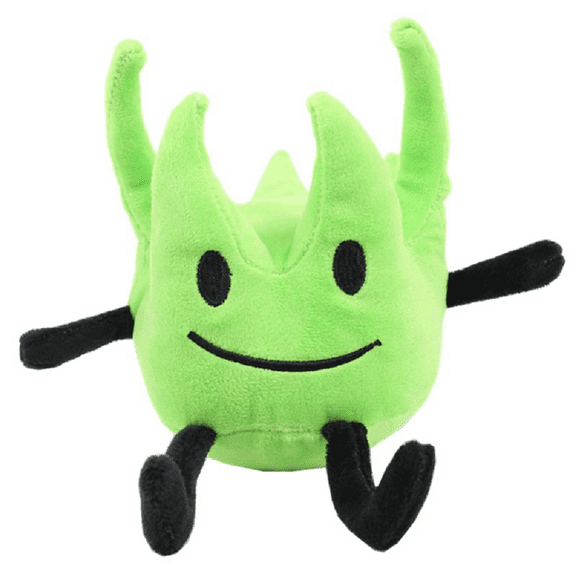BFDI Dream Island Plush, Soft Bfdi Plushies Stuffed Figure Throw Pillows for Home Sofa Decoration for Kids Birthday Present (Green Grass)