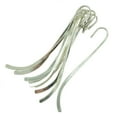 thumbnail image 1 of 10 Pcs Plated Smooth Hook Bookmark with Loop Hole for Book Mark Findings Jewelry Making, 1 of 6