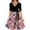 Deep Red, variant on 250TH Anniversary Dress, Red White and Blue Women Dresses, Unique Design Dress for Women, Red White and Blue Women's Dress, Casual Soft Women Dresses for Indoor Outdoor Size: 2XL