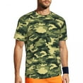 thumbnail image 2 of T Shirt For Men Gym T-Shirt For Male Woodland Camouflage Trending Army Camo Print Summer Tee Shirt O, 2 of 7