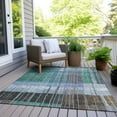 thumbnail image 3 of Dalyn Rugs Machine Washable Indoor/Outdoor Chantille Teal 9' x 12' Rug, 3 of 9