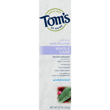 Tom's of Maine Whole Care Toothpaste Wintermint 4.7 oz Paste
