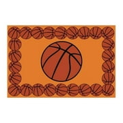Fun Rugs Fun Time Collection Basketball Time Area Rug-Size:39" x 58"