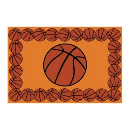 Fun Rugs Fun Time Collection Basketball Time Area Rug-Size:39" x 58"