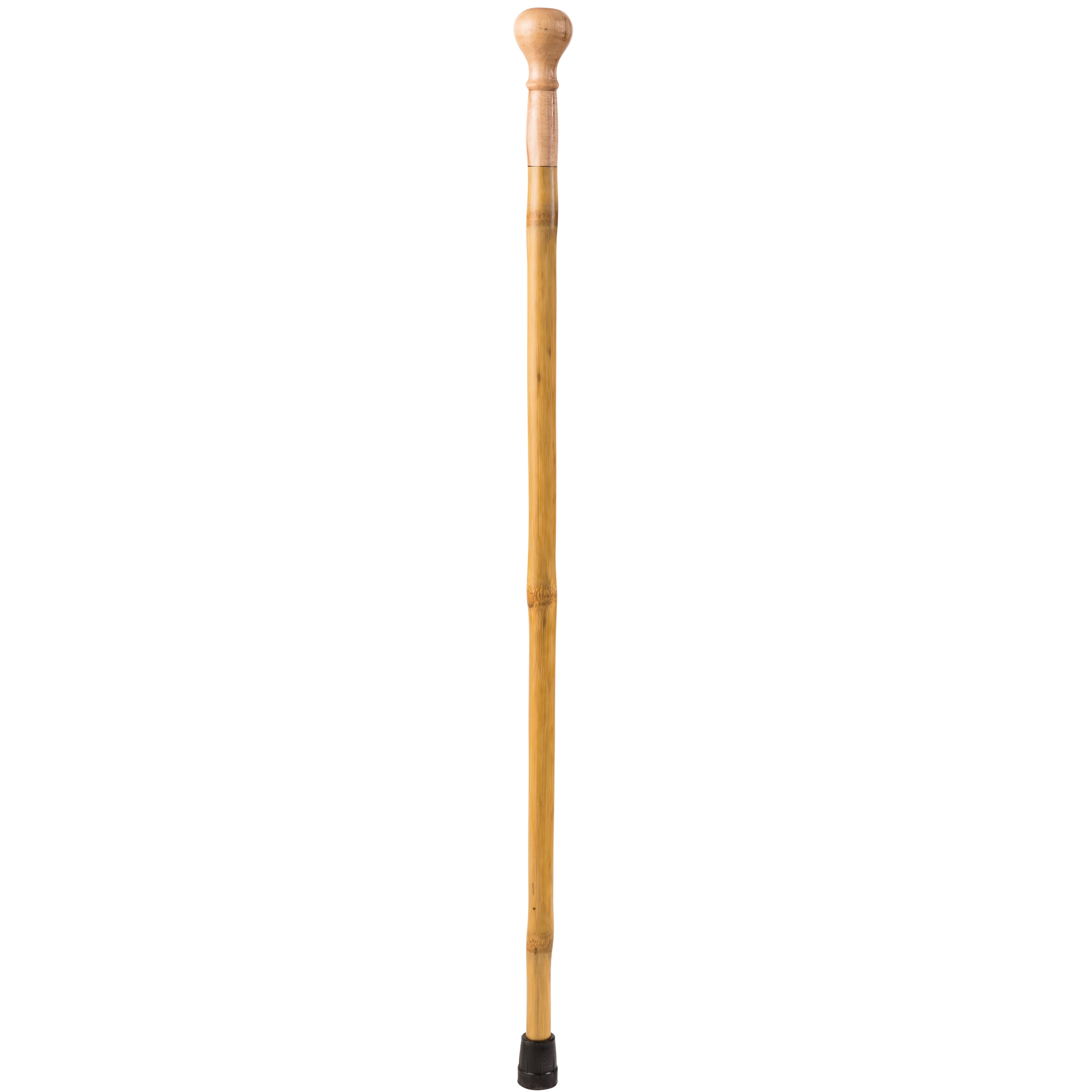 Brazos Free Form Iron Bamboo Turned Knob Walking Cane, 37 Inches