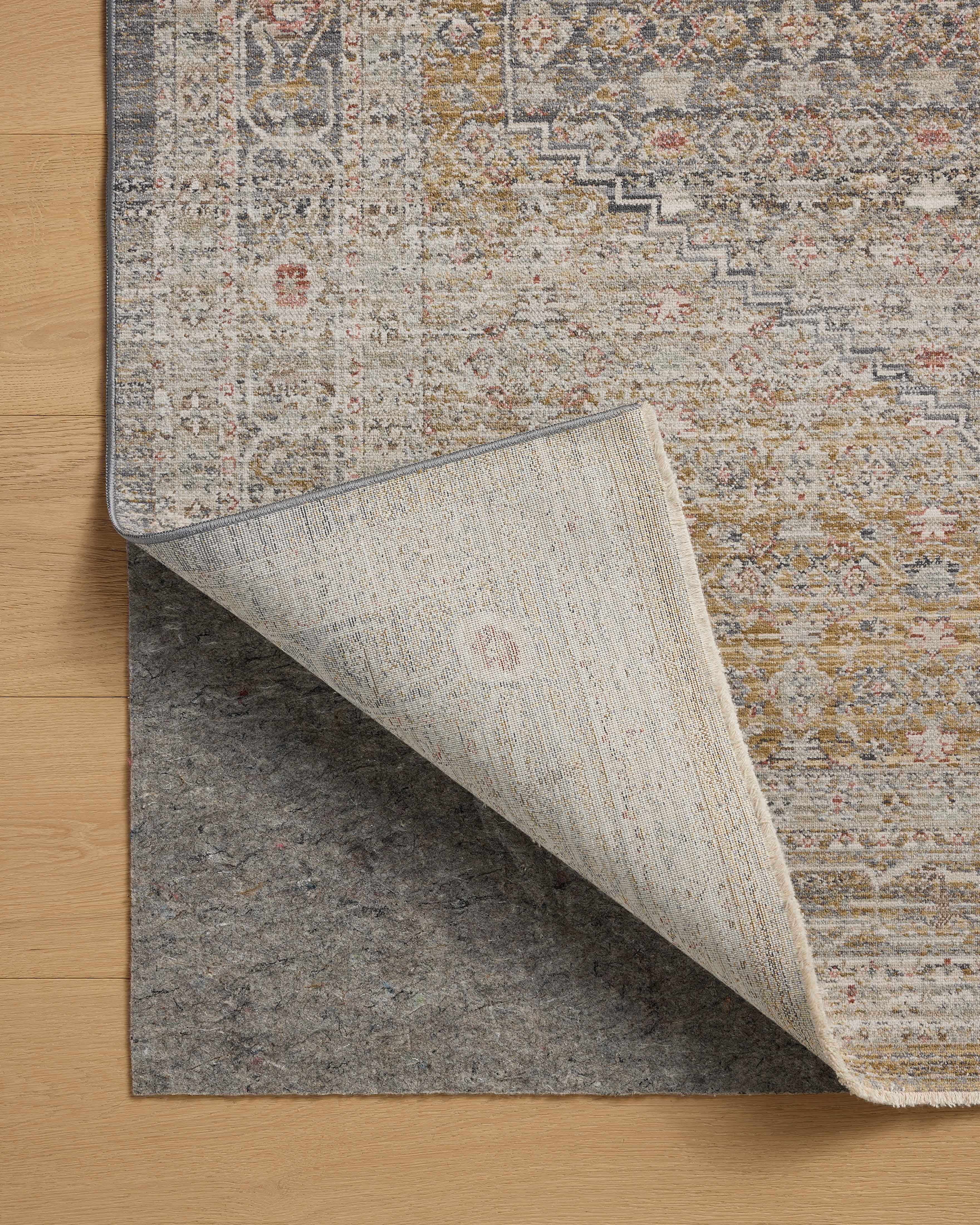Chris Loves Julia x Loloi Ida Stone / Gold 18" x 18" Sample Rug