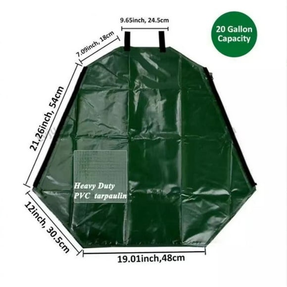 TopLLC PVC Automatic Drip Bag Garden Tree Moisturizing Watering Bag With Zipper Irrigation Bag Garden Irrigation Bag irrigation sack