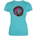 thumbnail image 1 of Grateful Dead Women's Juniors Splatter SYF Aqua Short Sleeve T Shirt, 1 of 1