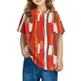 thumbnail image 2 of Jamicy Blouses pour Filles Cadeau pour Enfants Hauts pour Enfants Été T-Shirts à Manches Courtes Col Rond Blouses pour Dames Hauts Courts Décontractés, 2 of 4