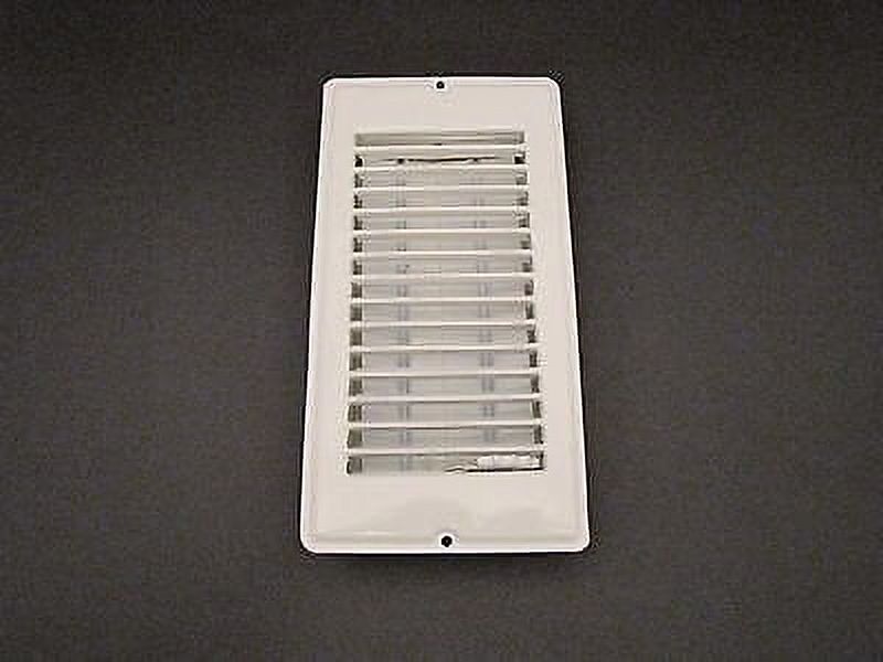 Mobile Home RV Parts. Floor Register 4" x 8". White Metal Floor Vent.  Lot of 6