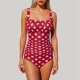 thumbnail image 5 of MKLEKYY Trajes De Baño Mujer Women Floral Printed Straps Jumpsuit Swimsuit Swimwear Bathing Beach Sexy Bikini Swimwear, 5 of 5