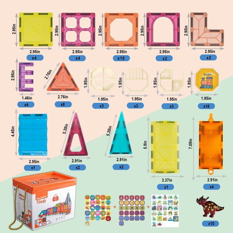 aaczly Construction Magnetique Enfant 50 Pièces Blocs de Construction aaczly Construction Magnetique Enfant 50 Pièces Blocs de Construction