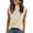 Z59Beige, variant on Sleeveless Mock Neck Turtleneck Knit Tops Women Dressy Casual Sweater Vest Business Work Tank Gray S