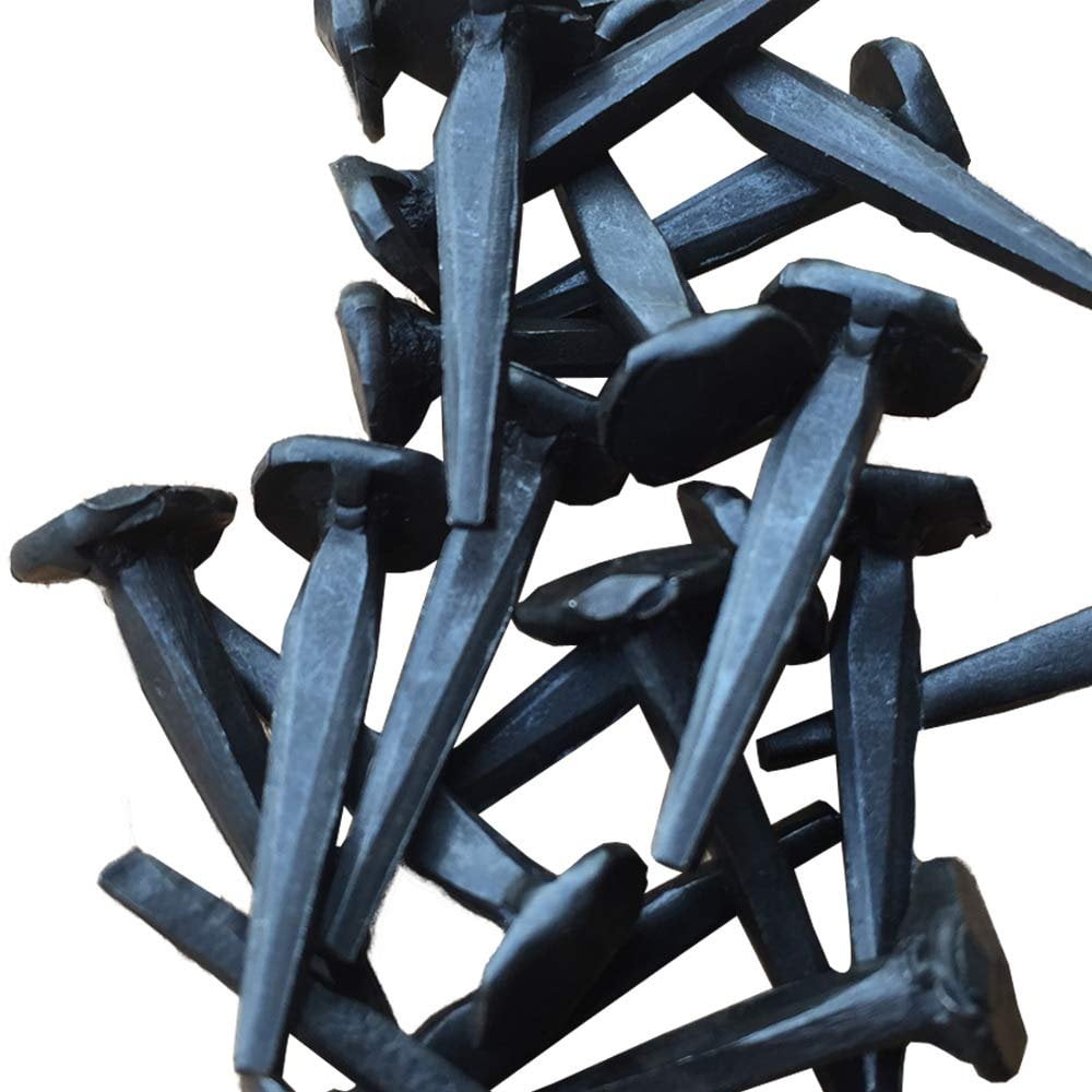 50 1" Steel Decorative Antique Wrought Head Nails-Rose Head Nails