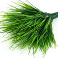 thumbnail image 2 of 12Pcs Artificial Wheat Grass Faux Shrubs Plastic Greenery Plants Indoor Outdoor Home Garden Kitchen Bathroom Office Verandah Wedding Décor (Green), 2 of 9