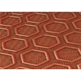 thumbnail image 1 of Ahgly Company Machine Washable Indoor Rectangle Transitional Orange Red Orange Area Rugs, 2' x 4', 1 of 7